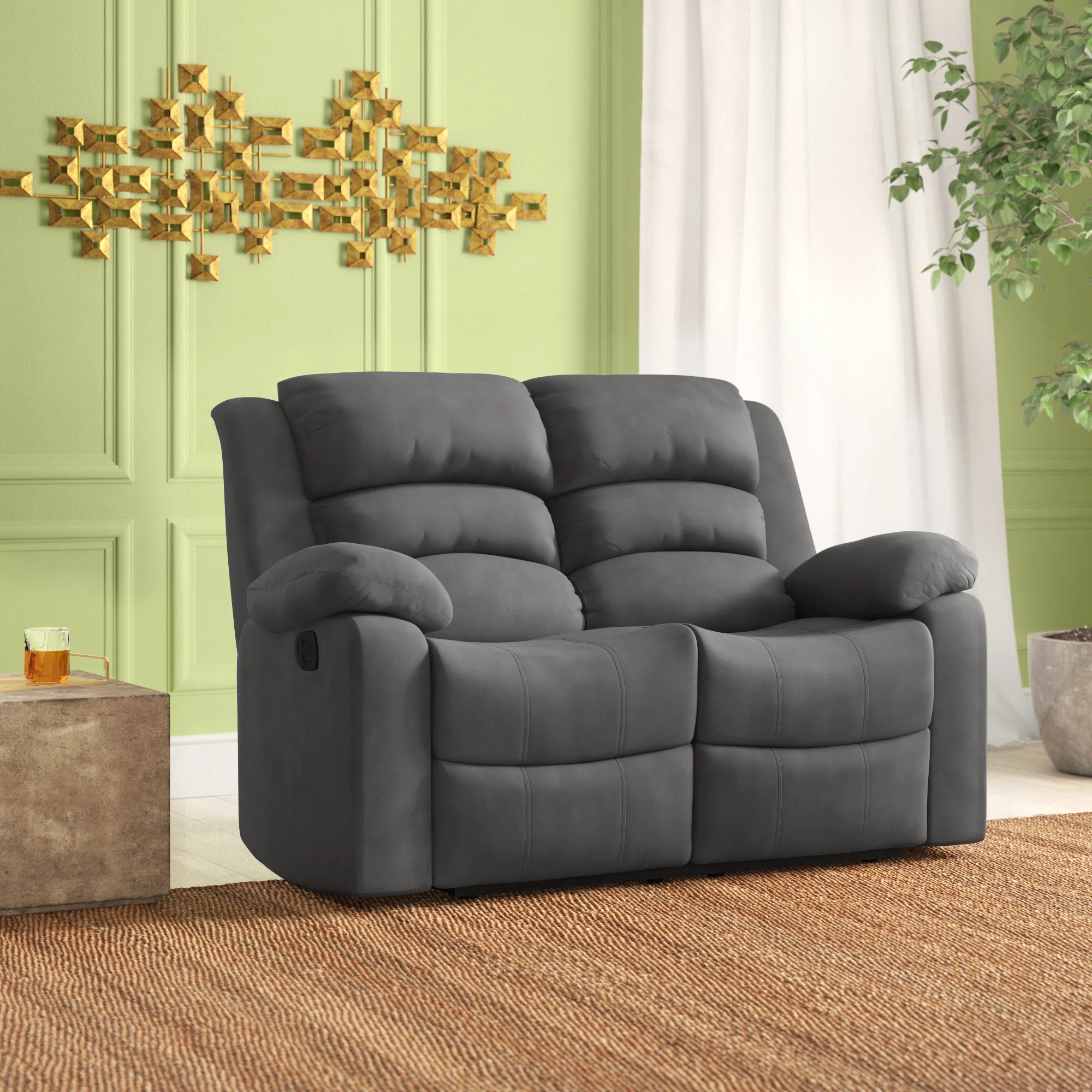 rocking loveseat recliner