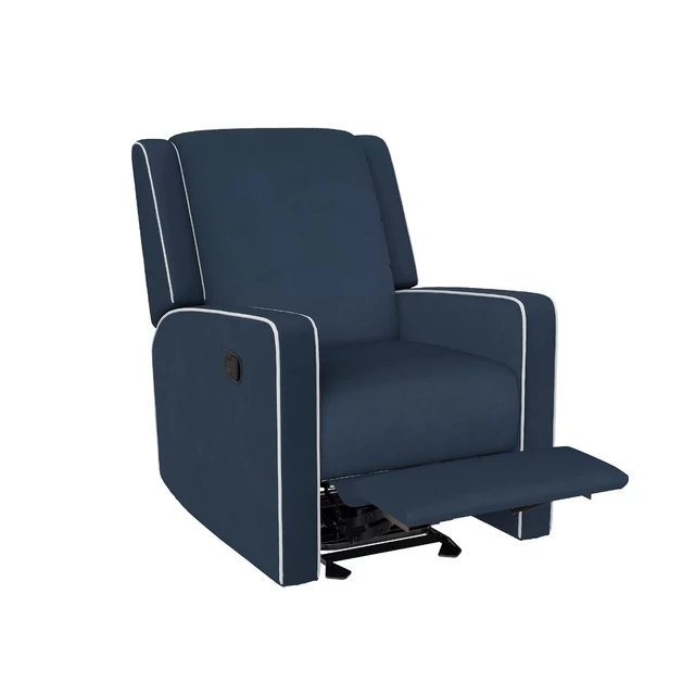 navy blue recliner