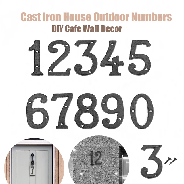 Decorative Numbers for House