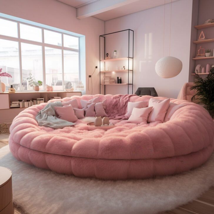 circle couch