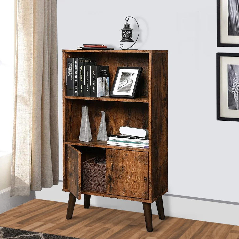 bookcase with cabinet