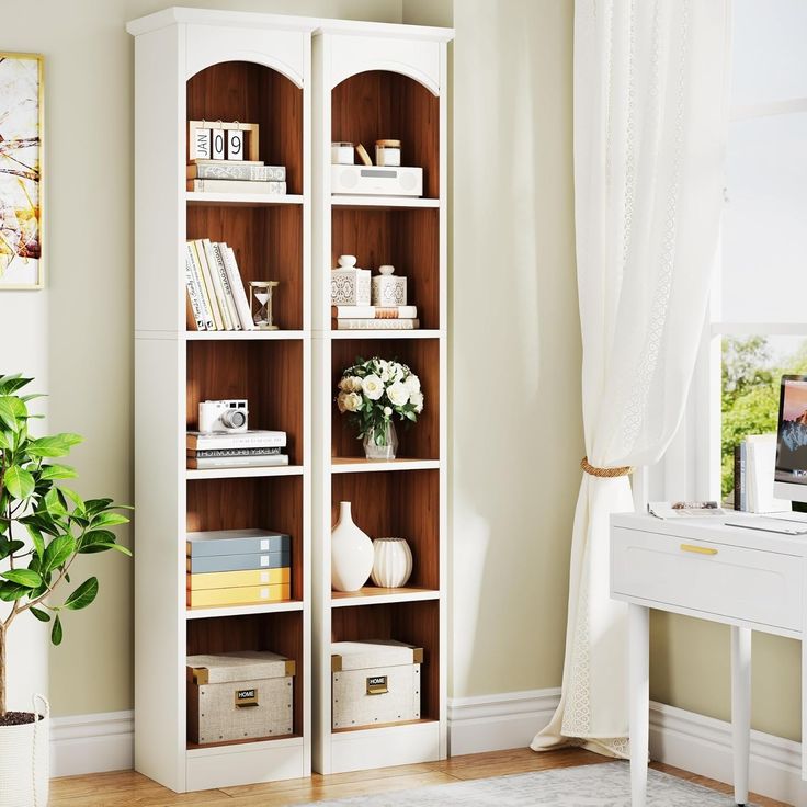 slim bookcase