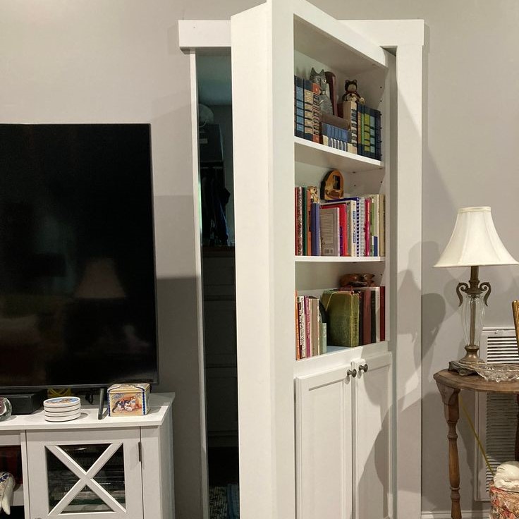 bookcase hidden door