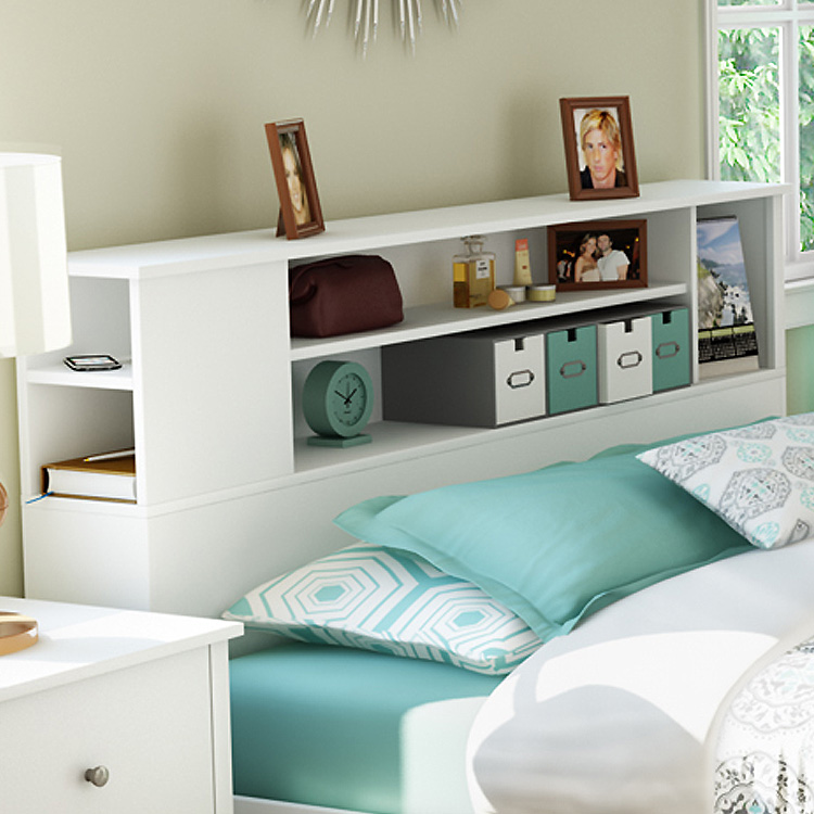 queen size bookcase headboard